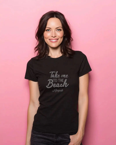 T-shirt strass Takebeach