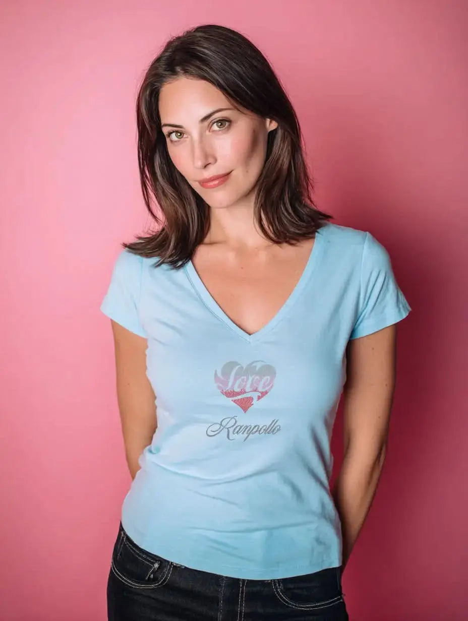 T-shirt strass Love