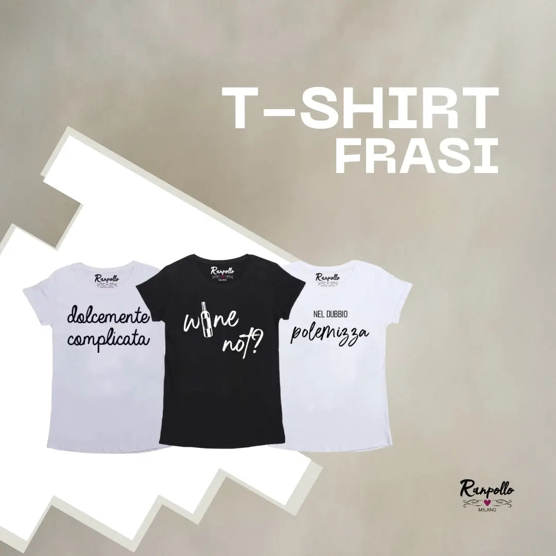 T-SHIRT-FRASI RANPOLLO MILANO