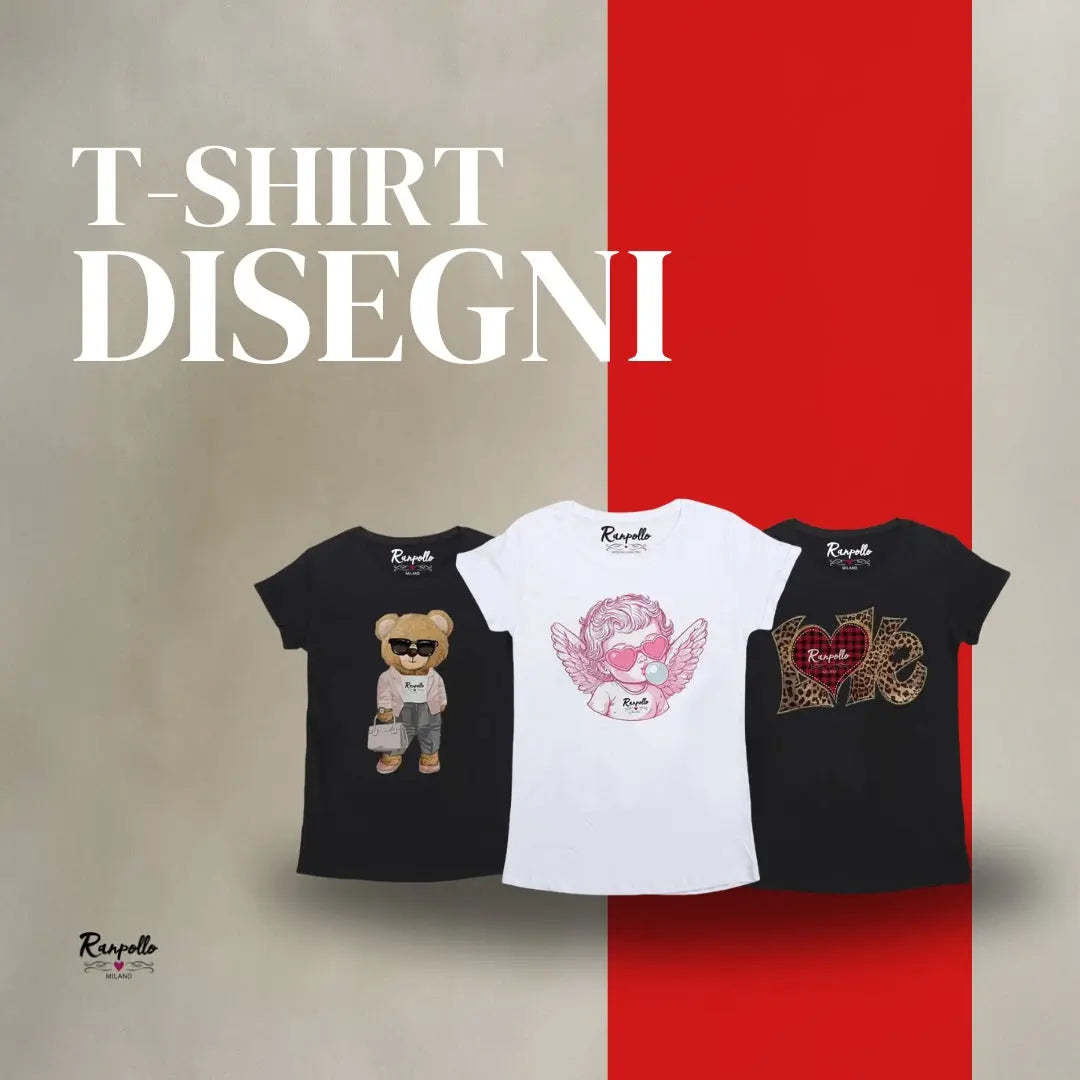 T-SHIRT-DISEGNI RANPOLLO MILANO