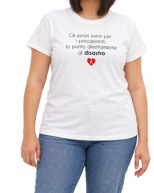 Carica immagine 1 in visualizzazione galleria. T-shirt Curvy Disastro