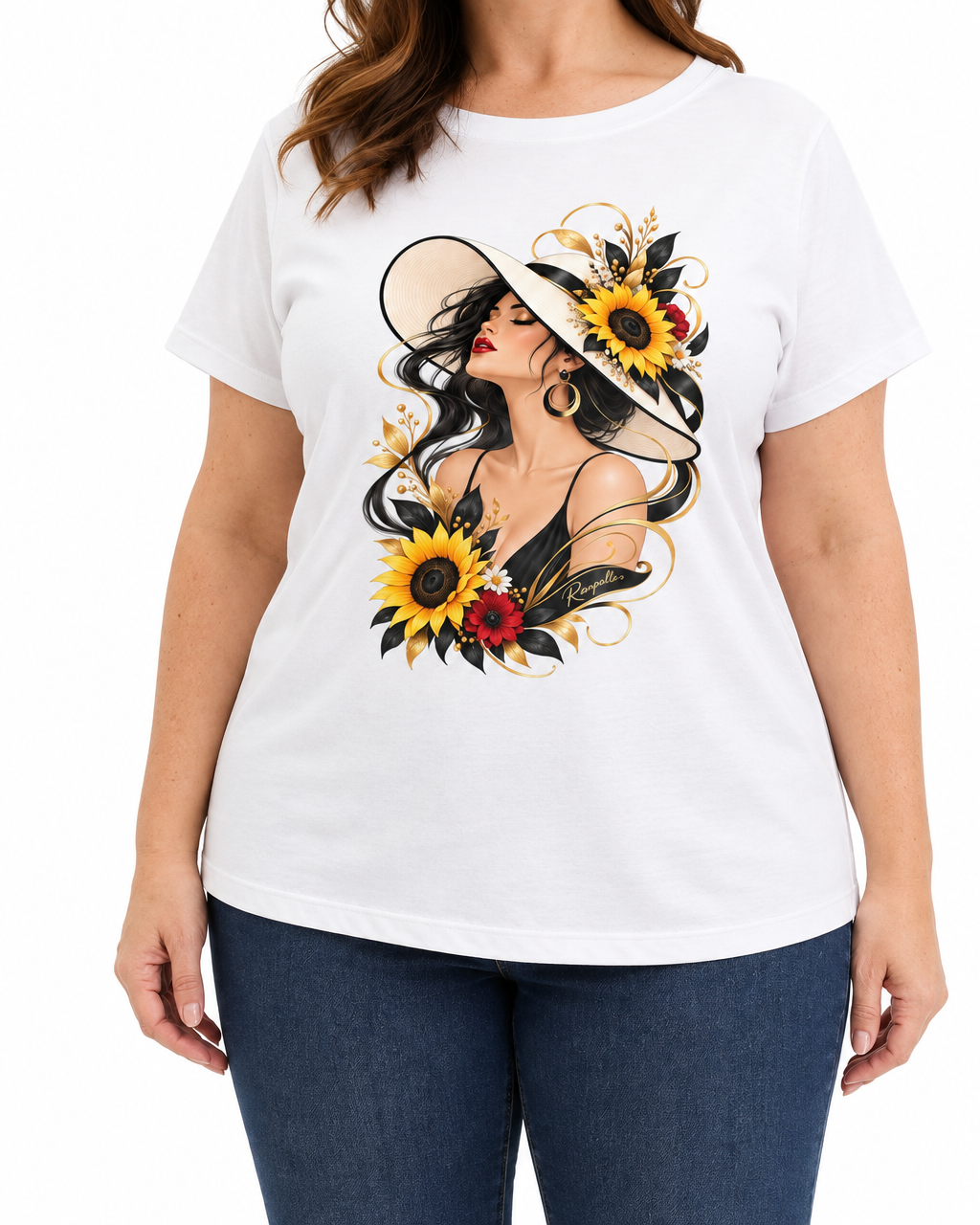 T-shirt Curvy Blacksun