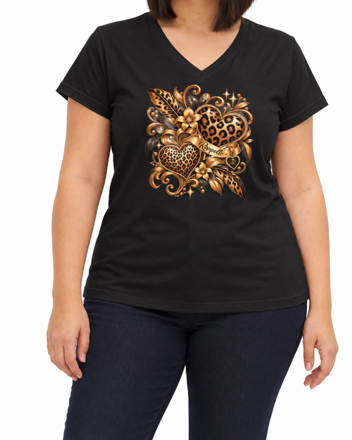 Carica immagine 1 in visualizzazione galleria. T-shirt Curvy Leoheart