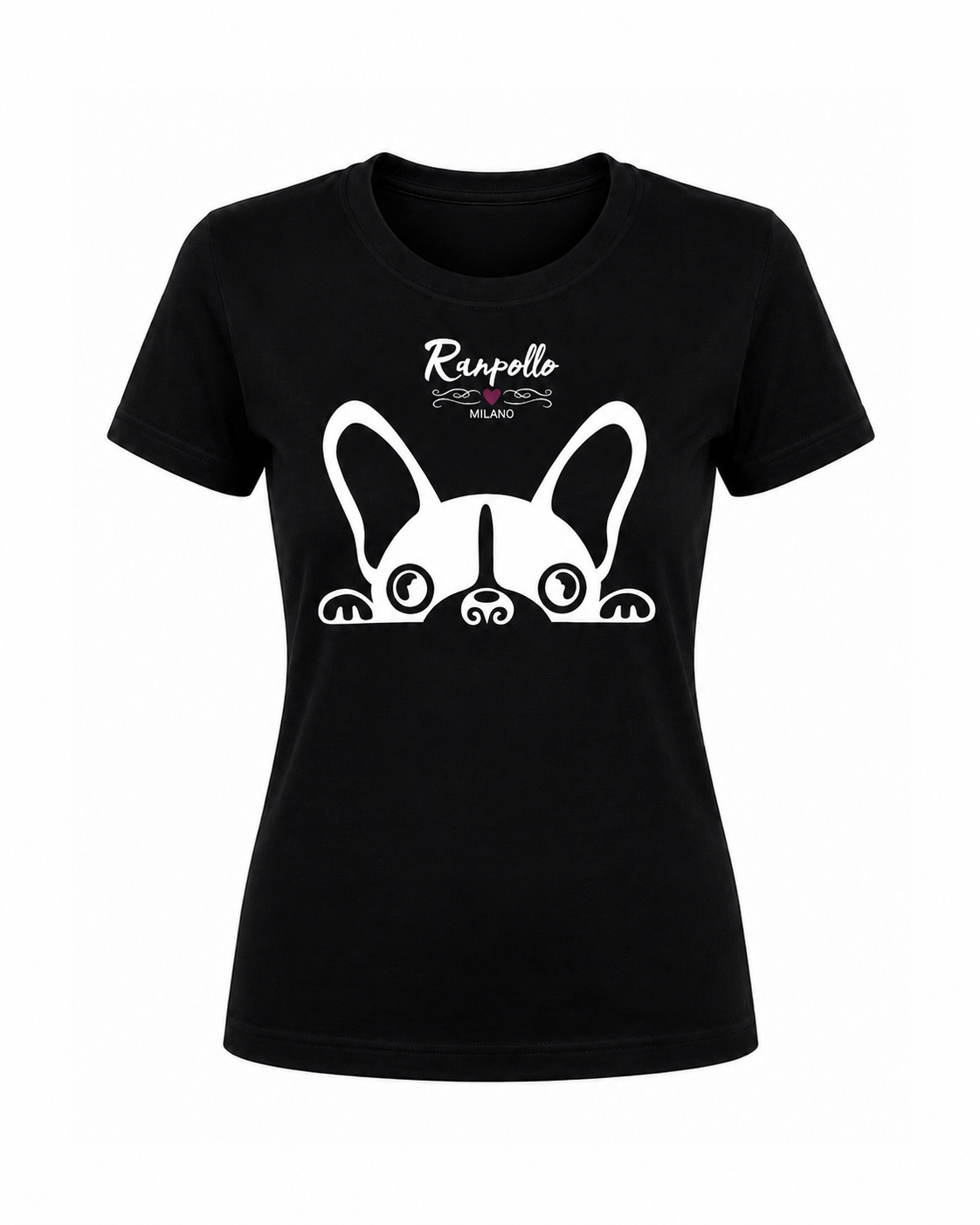 T-shirt Curvy Halfdog