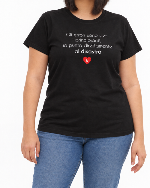 Carica immagine 1 in visualizzazione galleria. T-shirt Curvy Disastro