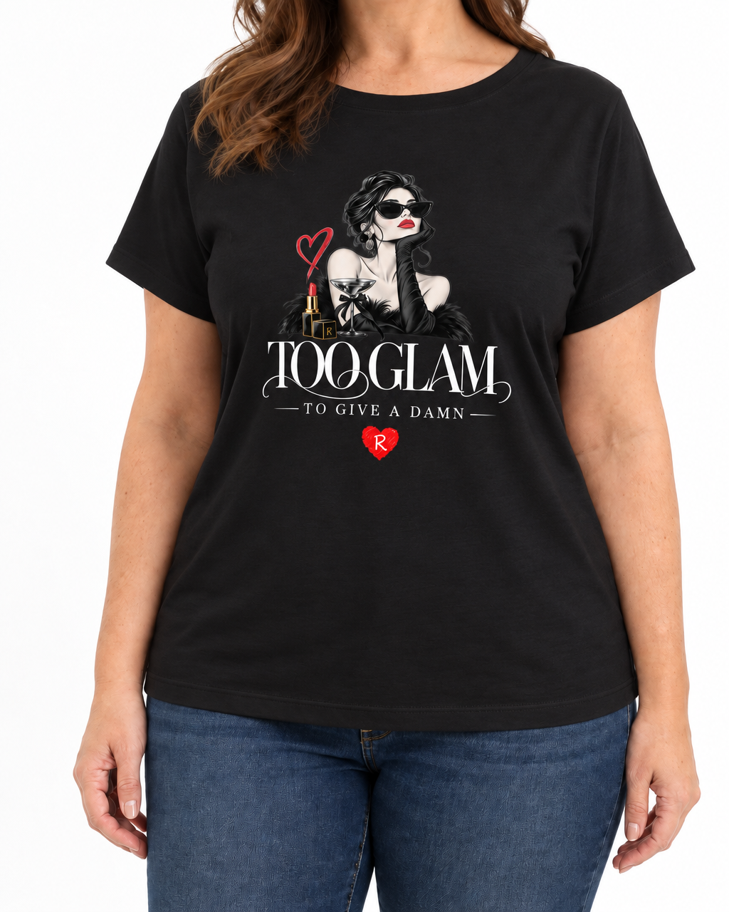 T-shirt Curvy Damn