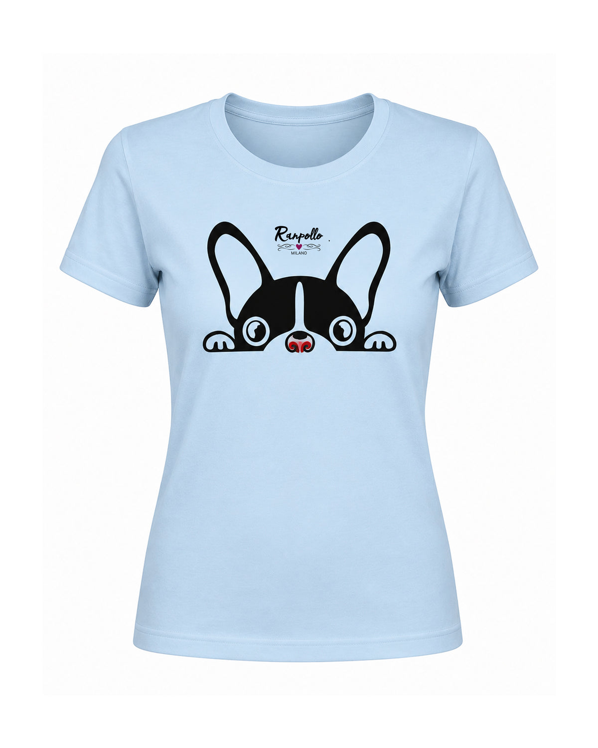 T-shirt Curvy Halfdog