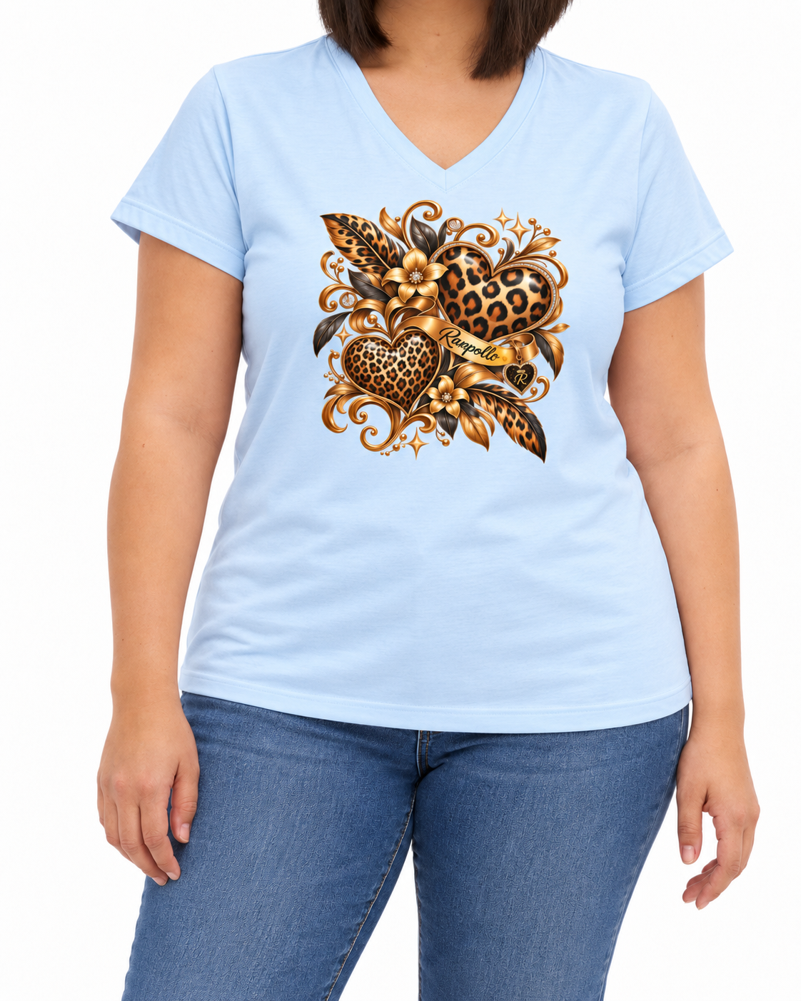 T-shirt Curvy Leoheart