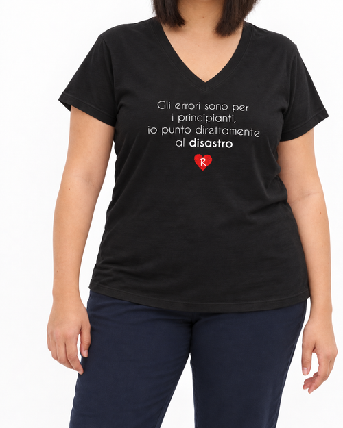 Carica immagine 1 in visualizzazione galleria. T-shirt Curvy Disastro