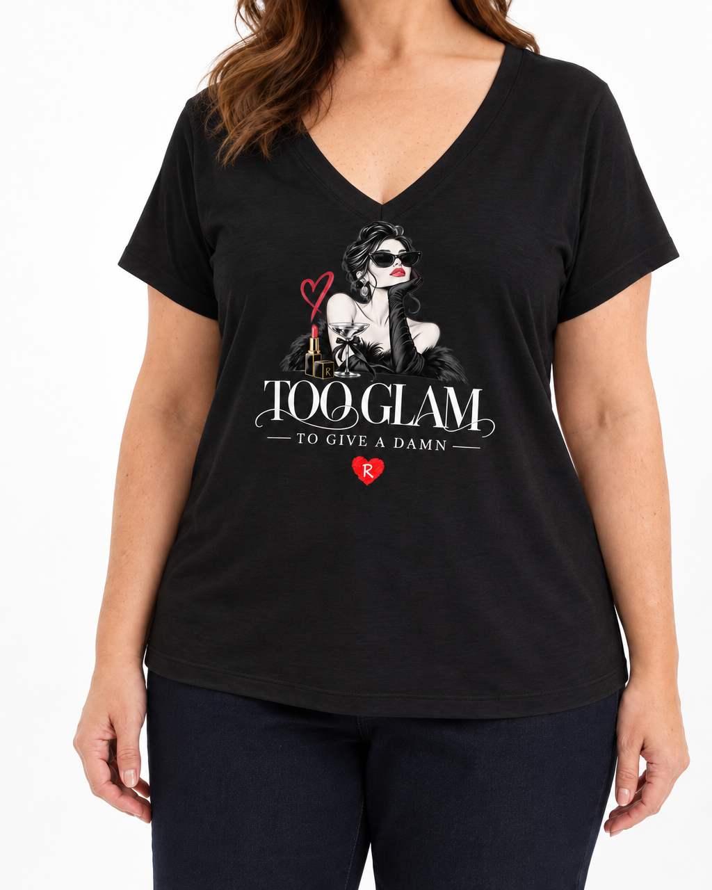 T-shirt Curvy Damn