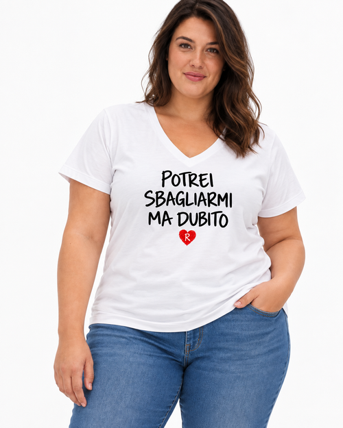 Carica immagine 1 in visualizzazione galleria. T-shirt Curvy Dubito