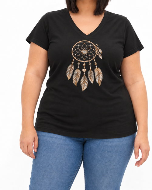 Carica immagine 1 in visualizzazione galleria. T-shirt Curvy Dreamscatcher