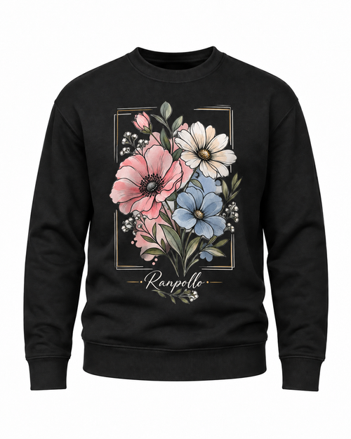 Load image 1 in gallery view. Felpa Basicflower