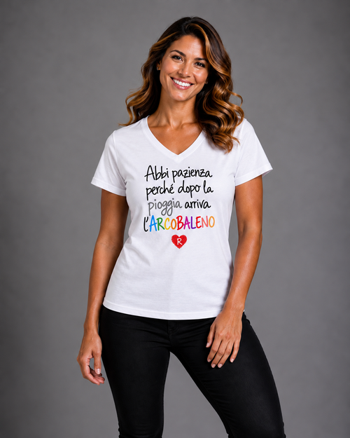 Carica immagine 1 in visualizzazione galleria. T-shirt Regular Arcobaleno