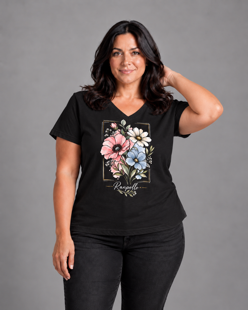 Carica immagine 1 in visualizzazione galleria. T-shirt Curvy Basicflower