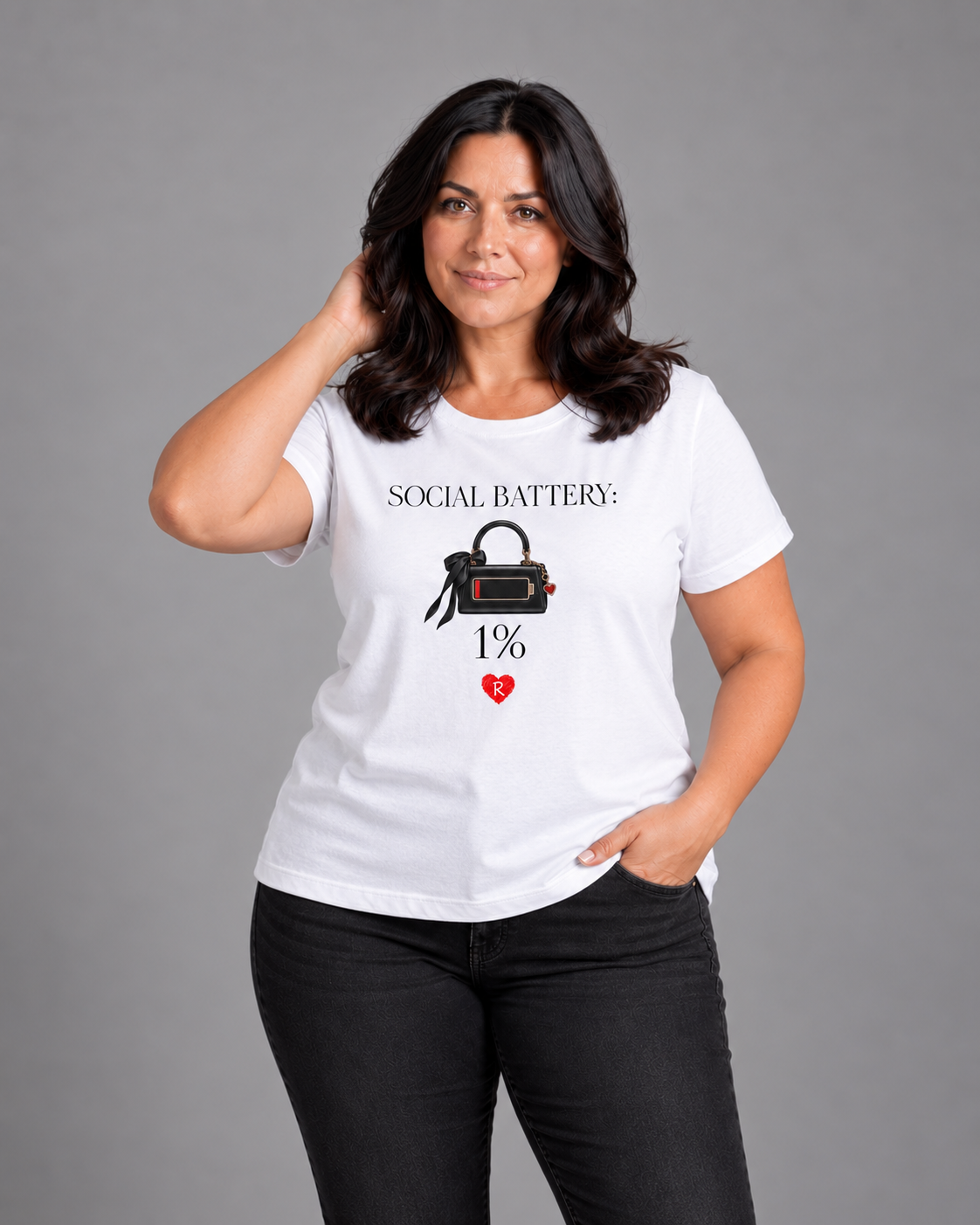 T-shirt Curvy Battery
