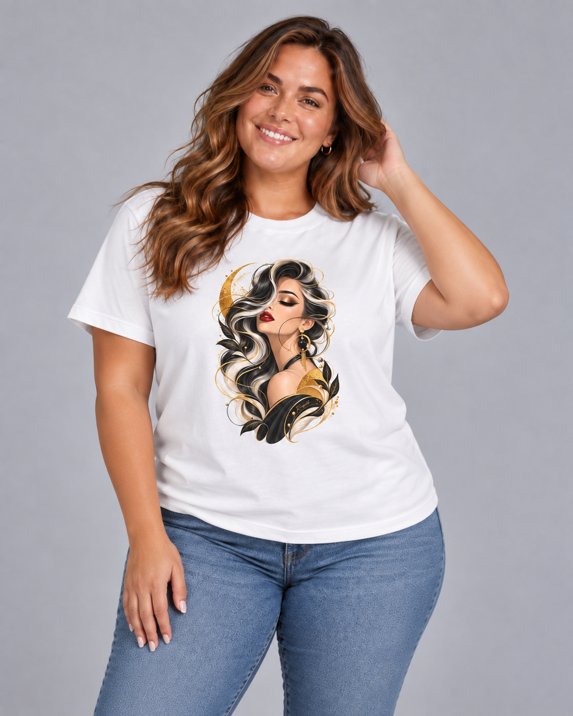 T-shirt Curvy Blackmoon