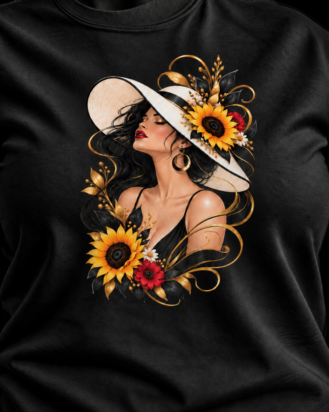 T-shirt Curvy Blacksun