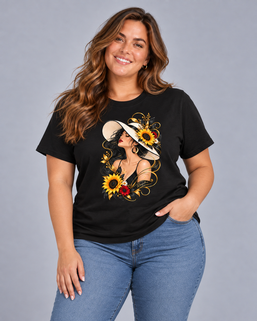 Carica immagine 1 in visualizzazione galleria. T-shirt Curvy Blacksun
