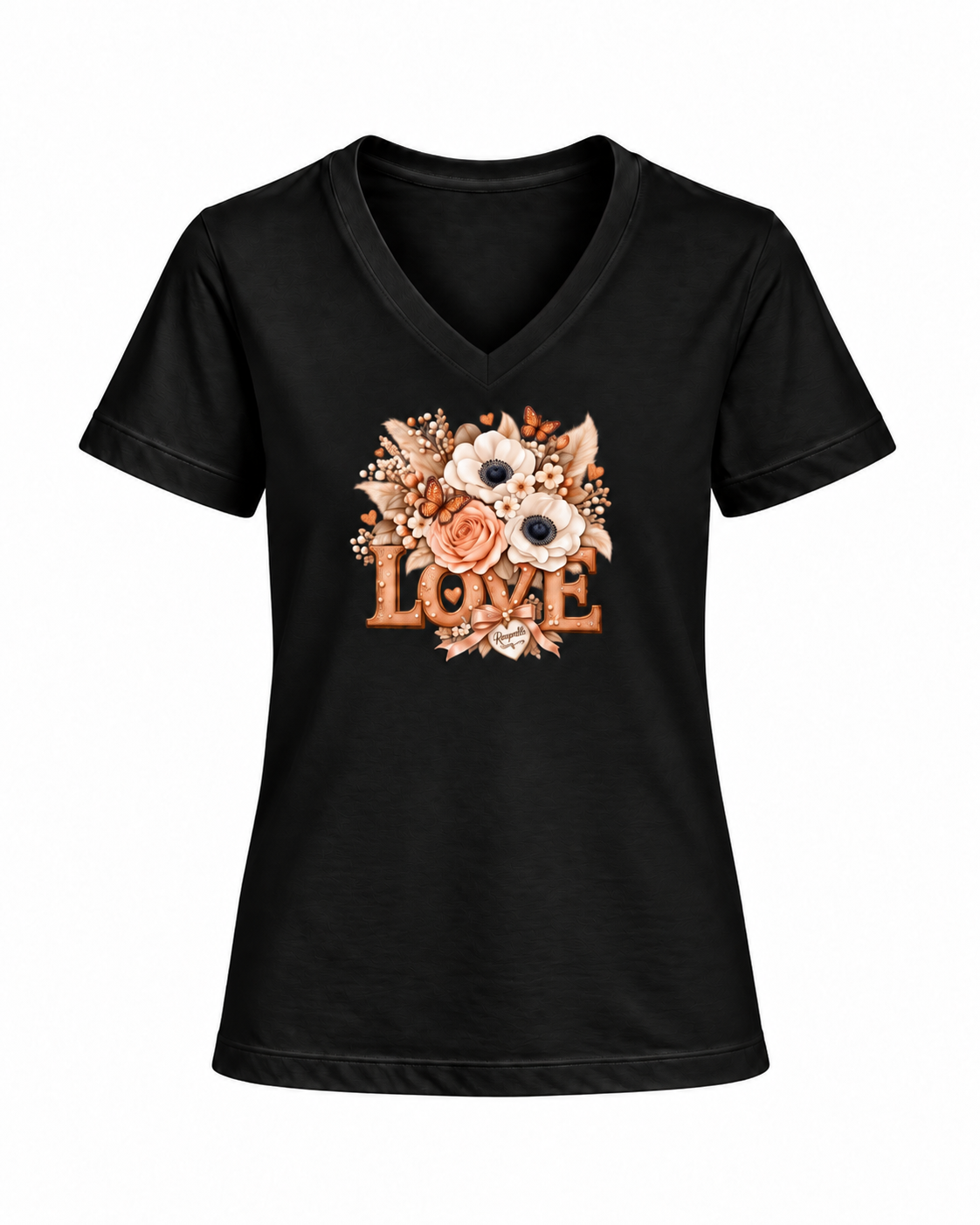 T-shirt Curvy Bouquet
