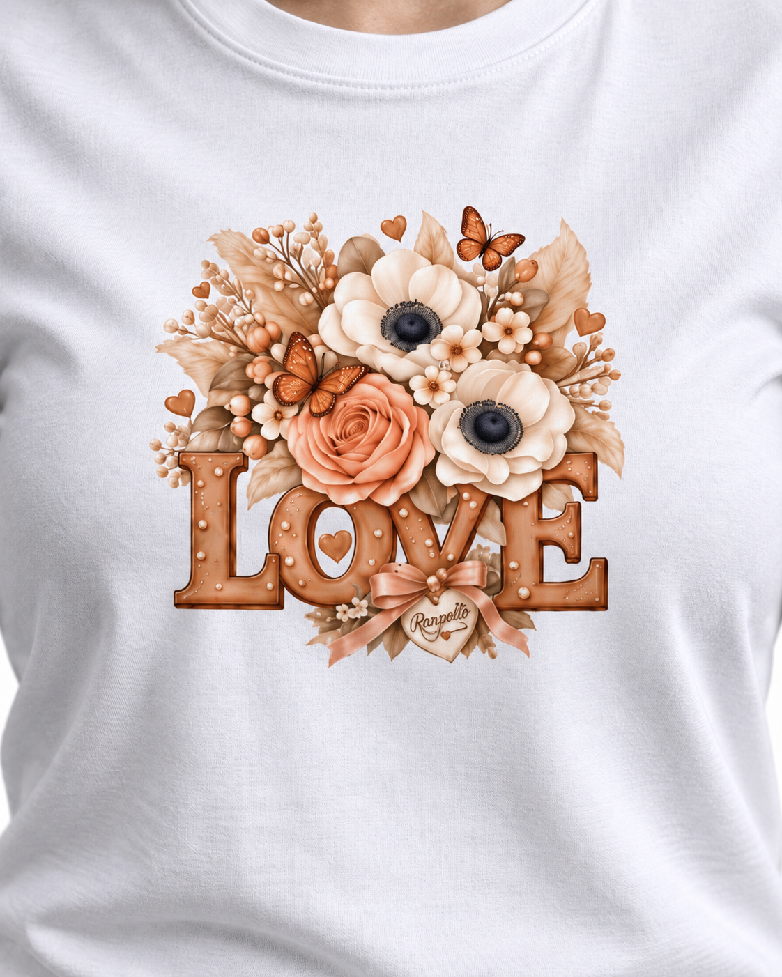 T-shirt Curvy Bouquet