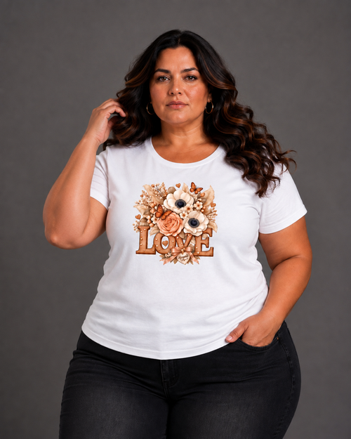 Carica immagine 1 in visualizzazione galleria. T-shirt Curvy Bouquet