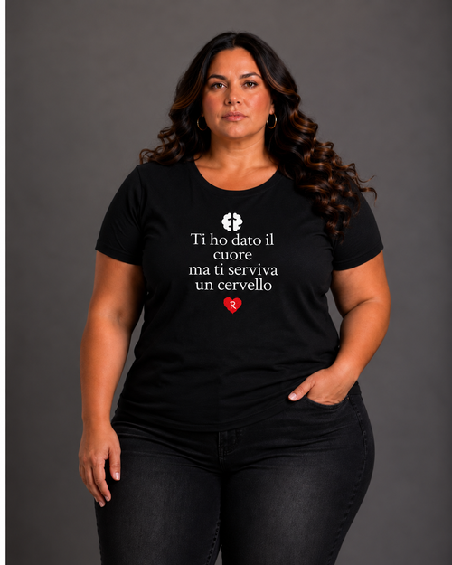 Carica immagine 1 in visualizzazione galleria. T-shirt Curvy Cervello