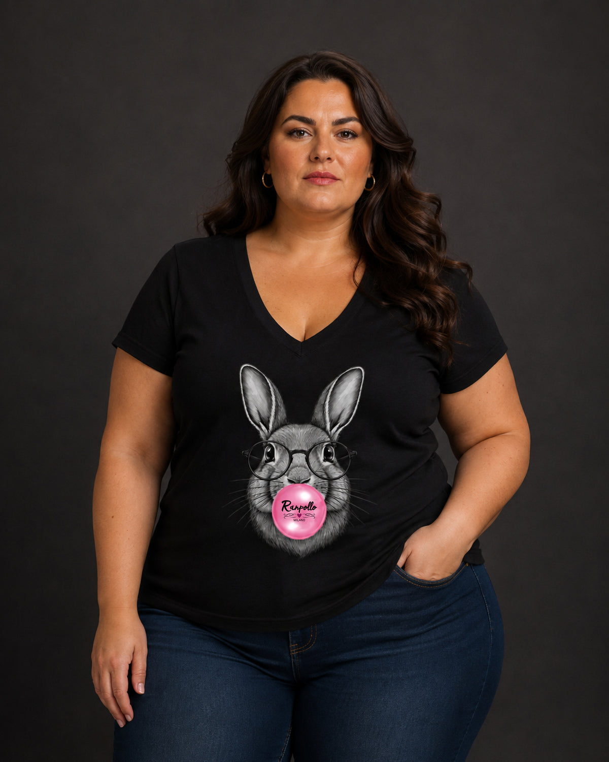 T-shirt Curvy Ballrabbit