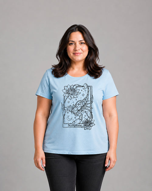 Carica immagine 1 in visualizzazione galleria. T-shirt G Curvy Scorpione