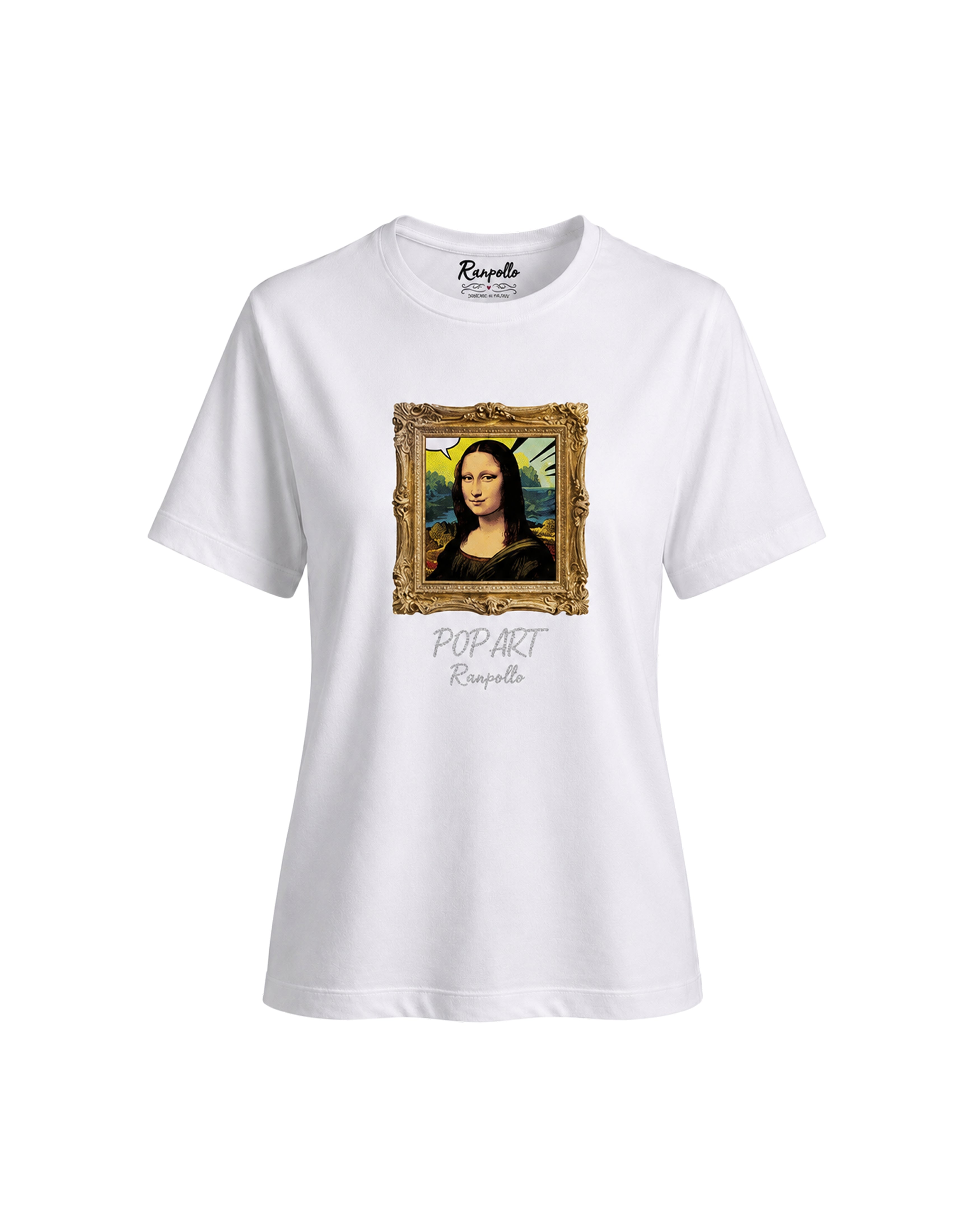 T-shirt Curvy Strass Popgioco