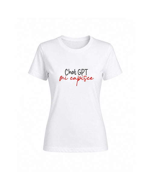Load image 1 in gallery view. Curvy Chat T-shirt