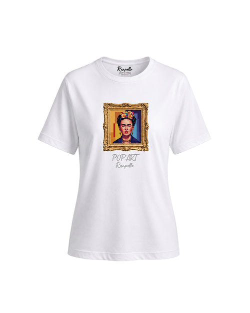 Carica immagine 1 in visualizzazione galleria. T-shirt Regular Strass Popfrida