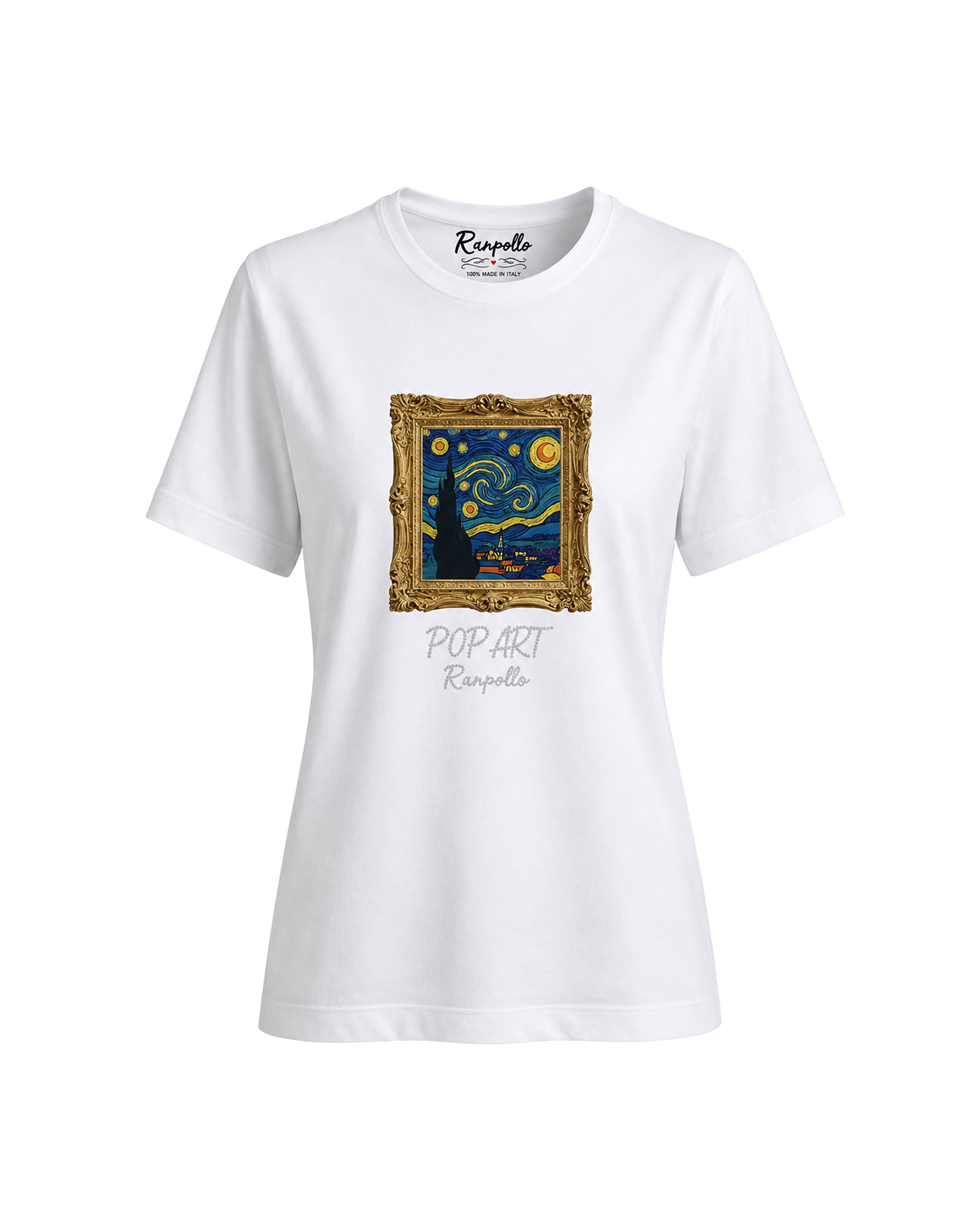 T-shirt Regular Strass Popnotte