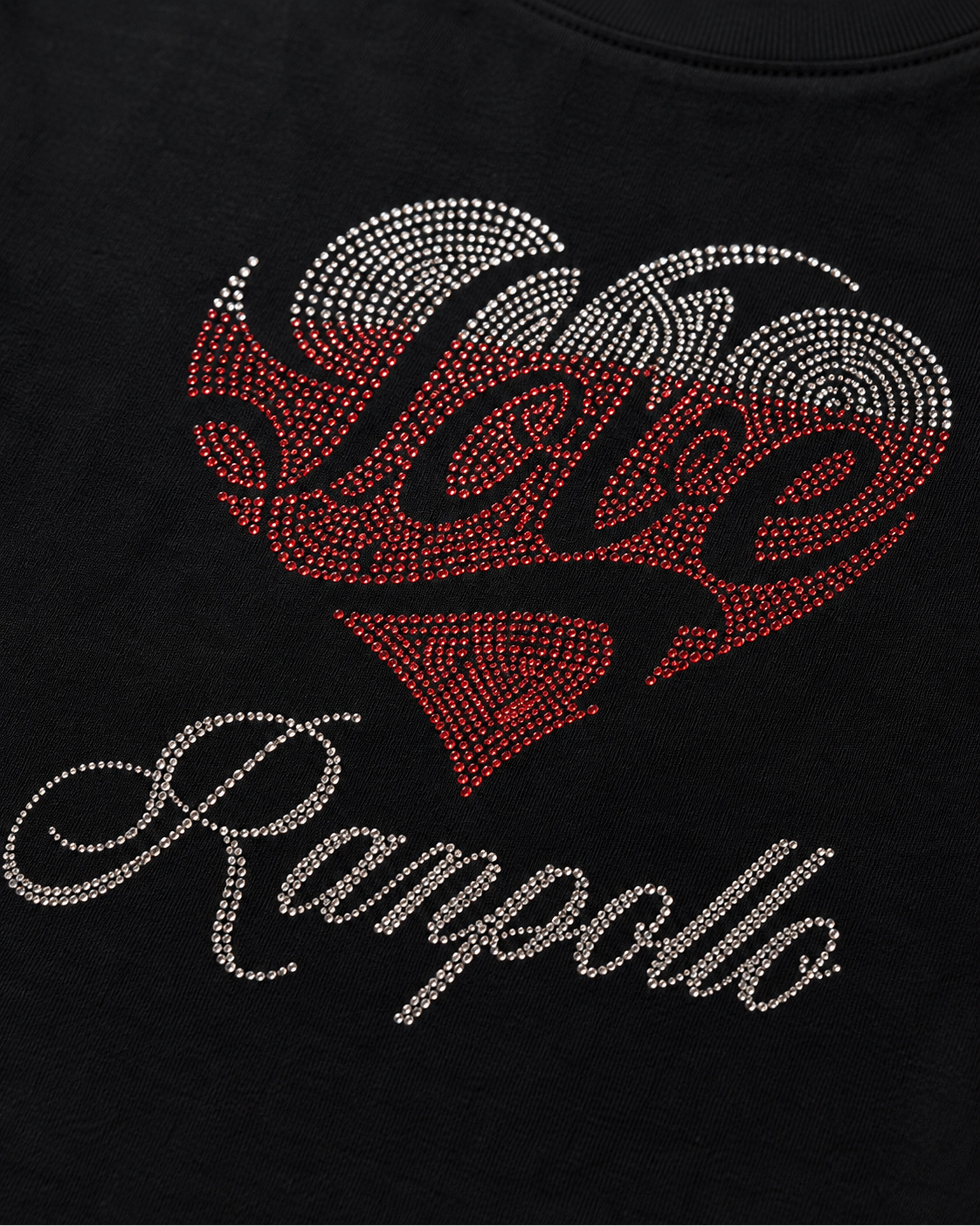 T-shirt Regular Strass Love