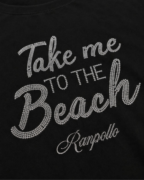 Carica immagine 1 in visualizzazione galleria. T-shirt Regular Strass Takebeach