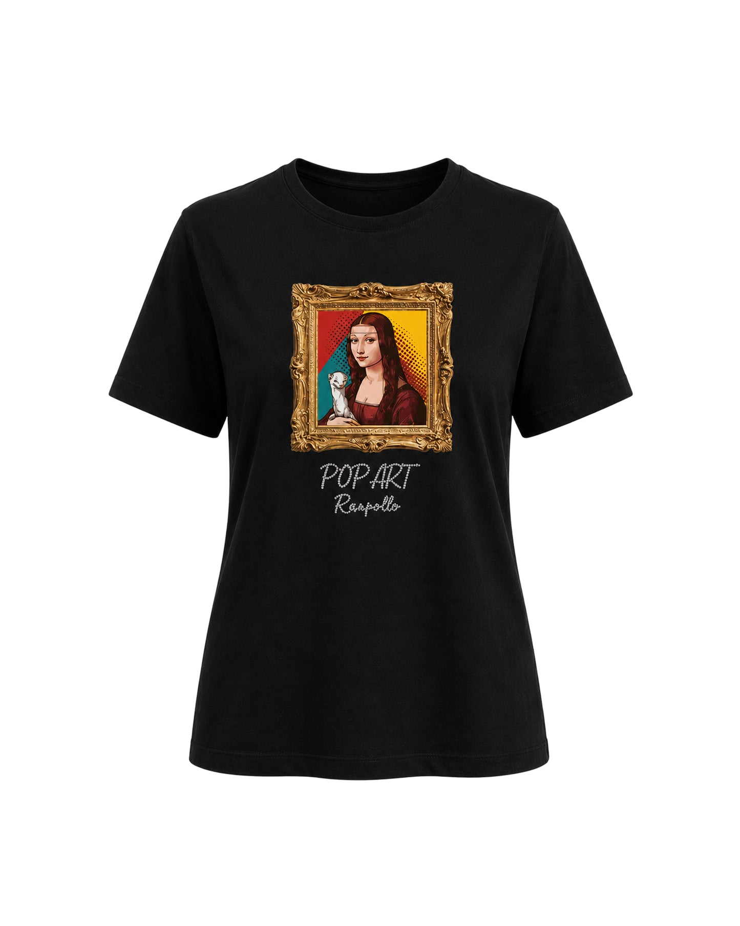 T-shirt Regular Strass Popdama