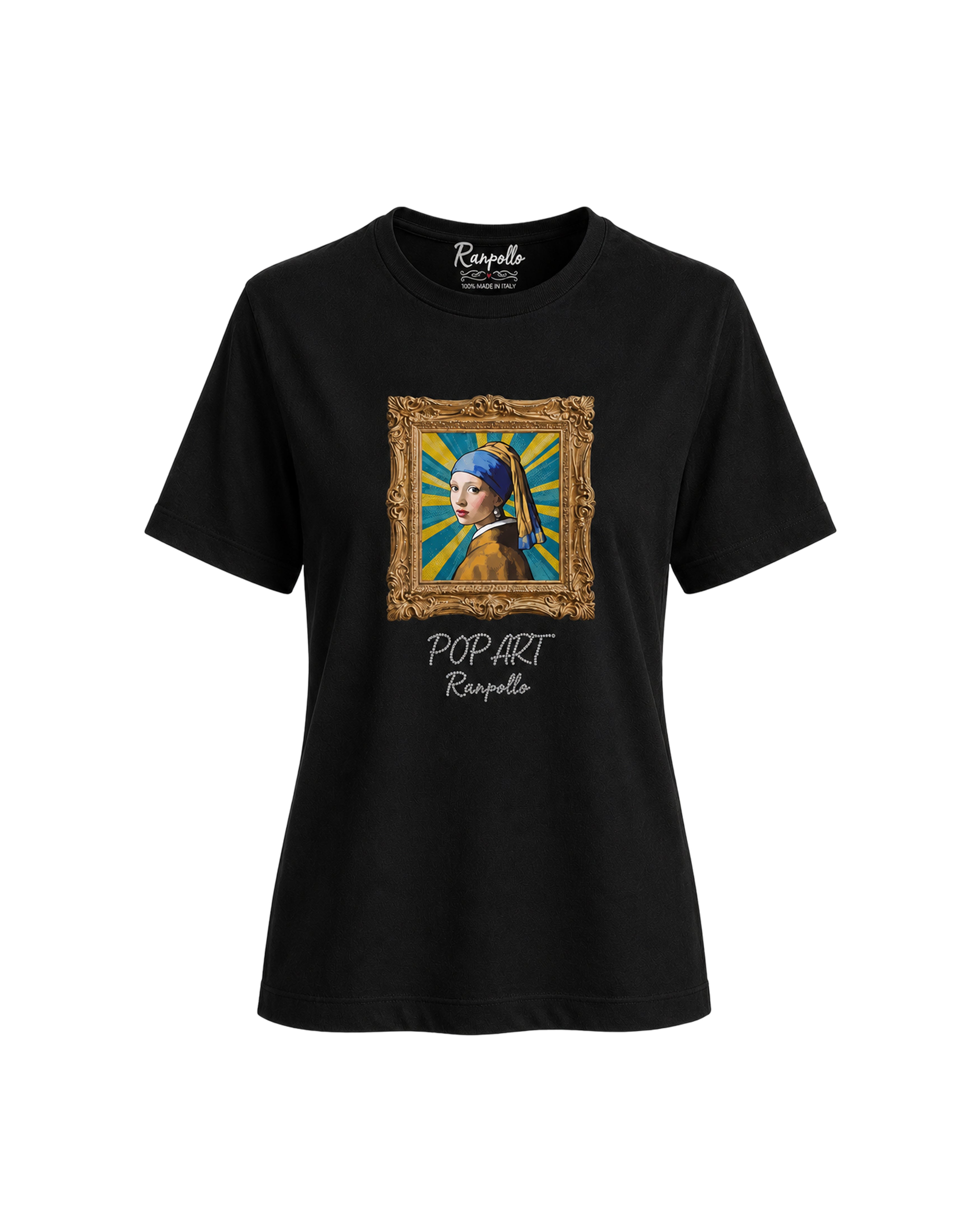 T-shirt Curvy Strass Popperla