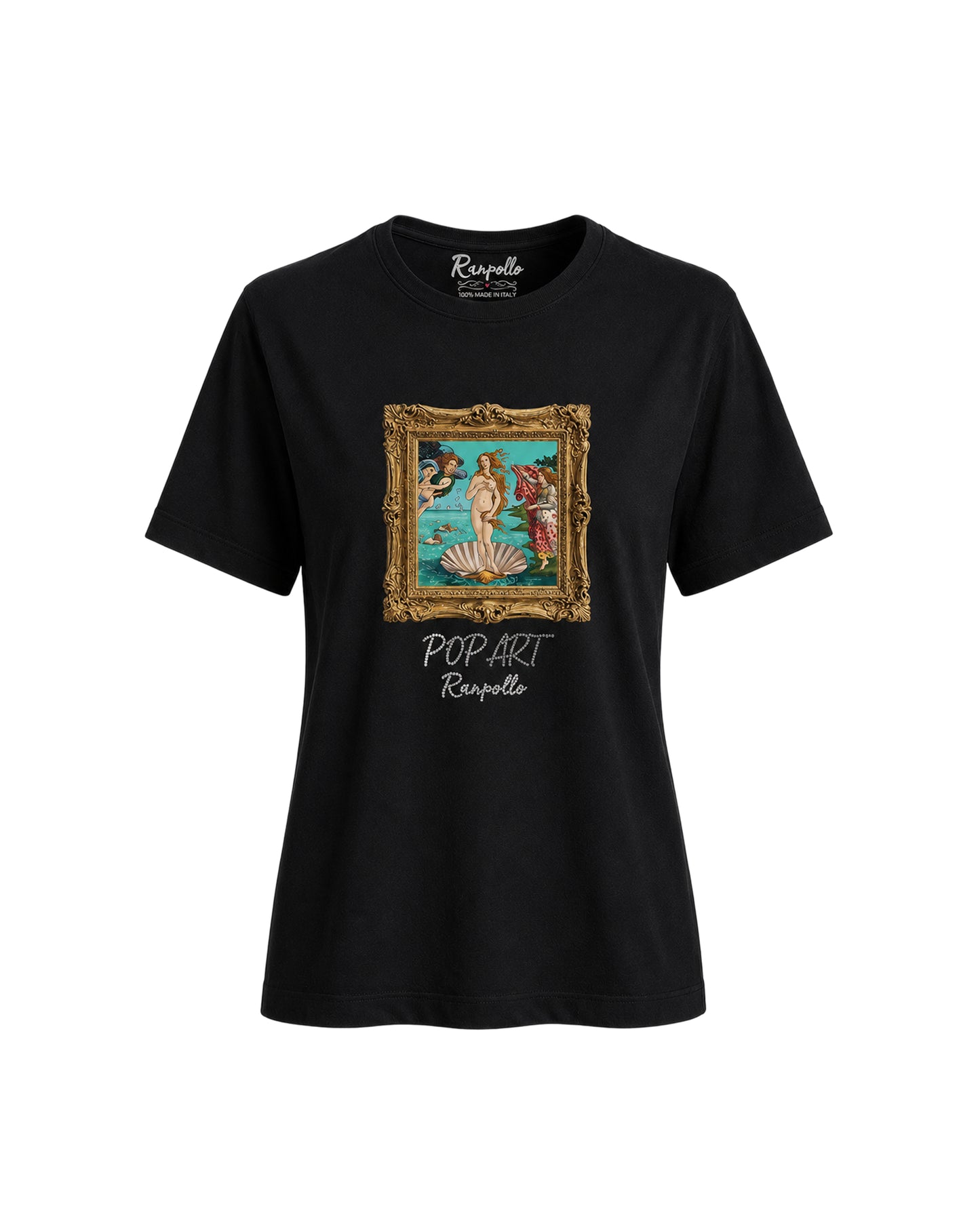 T-shirt Curvy Strass Popvenere