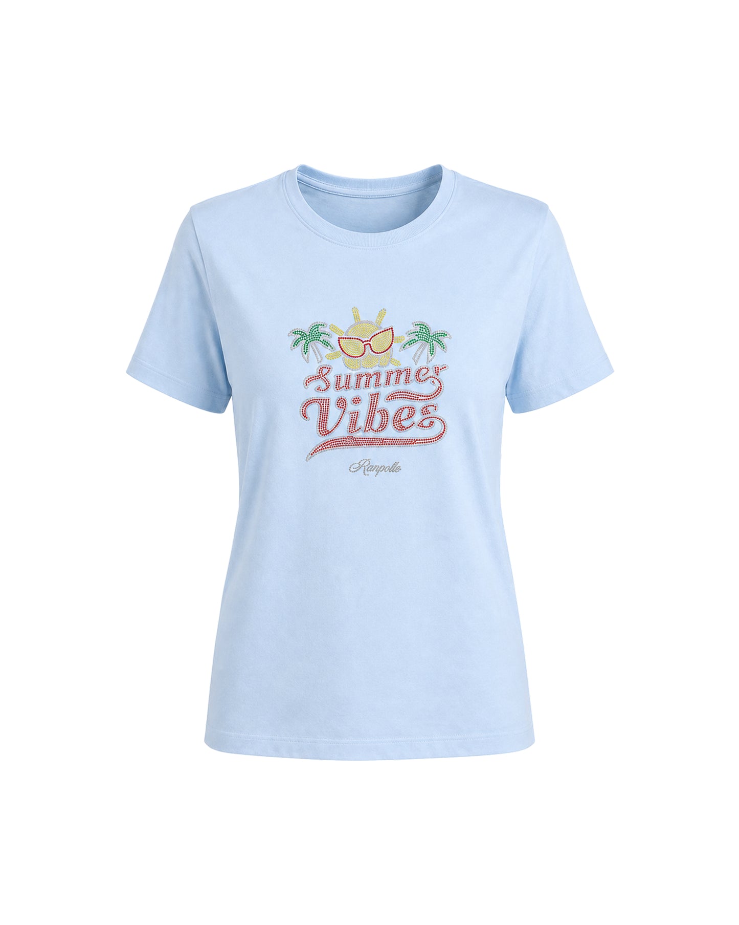 T-shirt Curvy Strass Summervibes