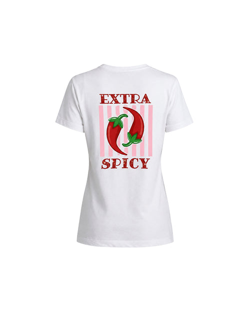 Carica immagine 1 in visualizzazione galleria. T-shirt Curvy Strass Extraspicy