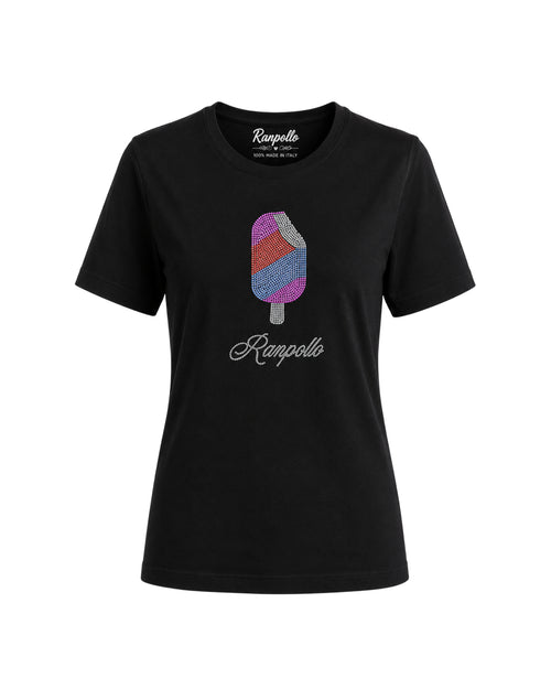 Carica immagine 1 in visualizzazione galleria. T-shirt Curvy Strass Icecream