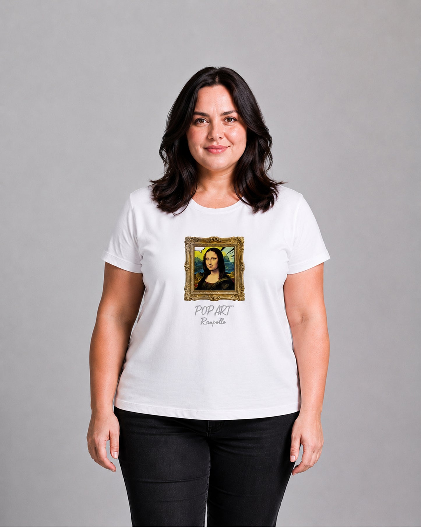 T-shirt Curvy Strass Popgioco