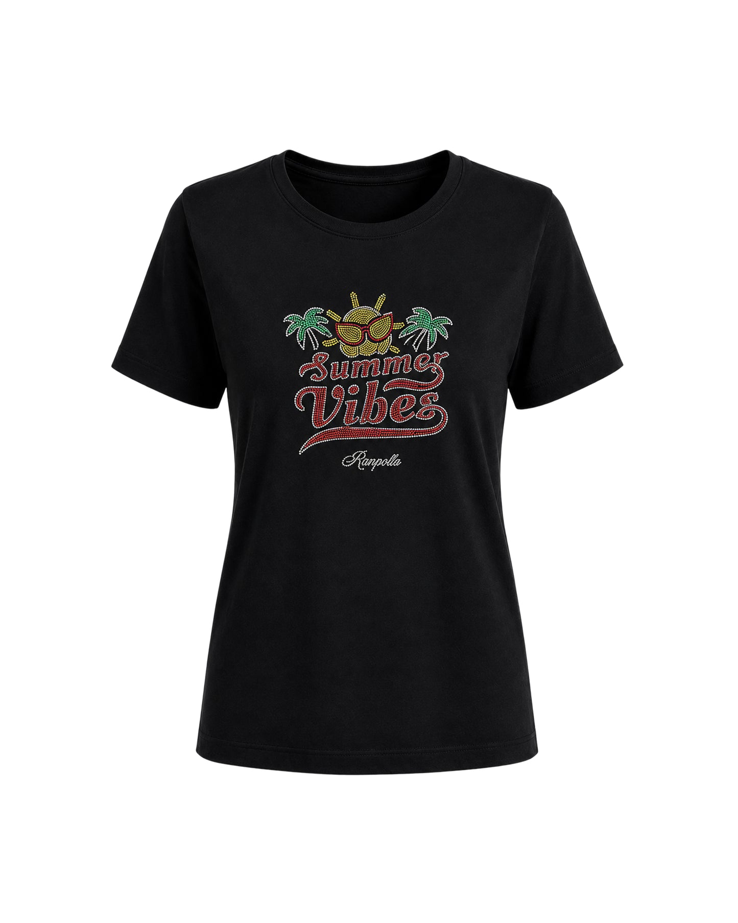 T-shirt Regular Strass Summervibes