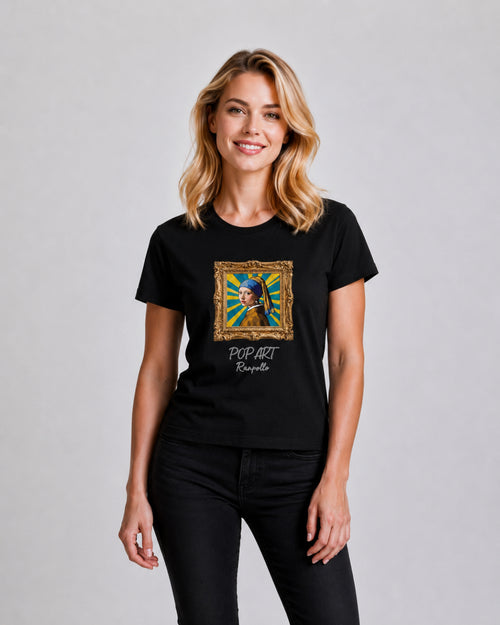 Carica immagine 1 in visualizzazione galleria. T-shirt Regular Strass Popperla