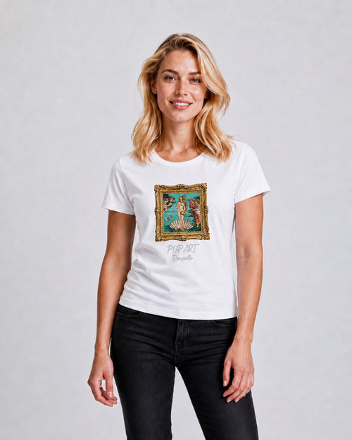 Carica immagine 1 in visualizzazione galleria. T-shirt Regular Strass Popvenere