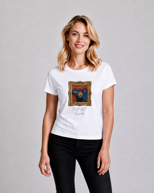 Carica immagine 1 in visualizzazione galleria. T-shirt Regular Strass Popurlo