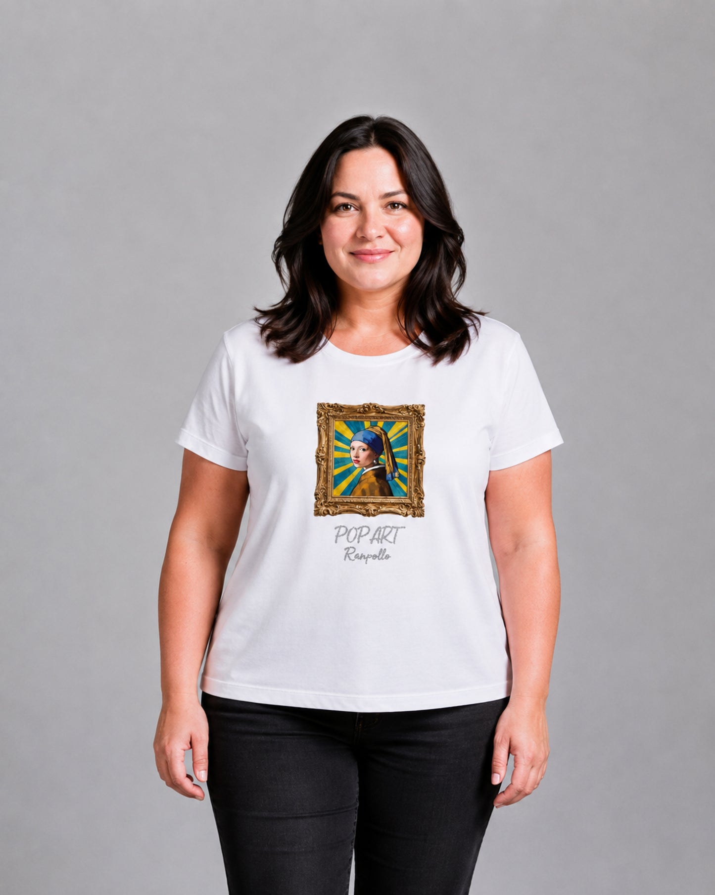 T-shirt Curvy Strass Popperla