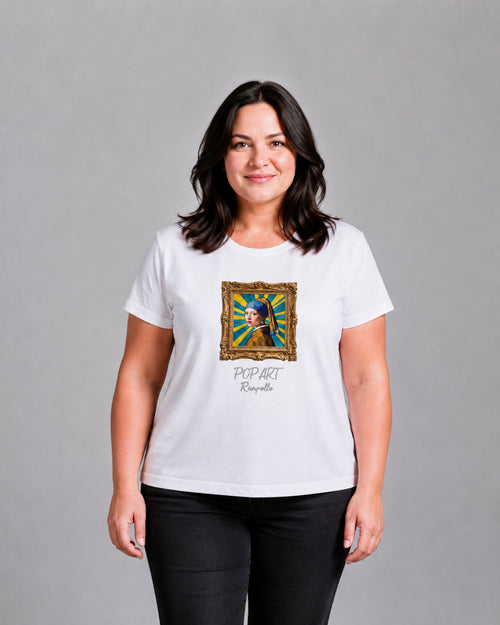 Carica immagine 1 in visualizzazione galleria. T-shirt Curvy Strass Popperla