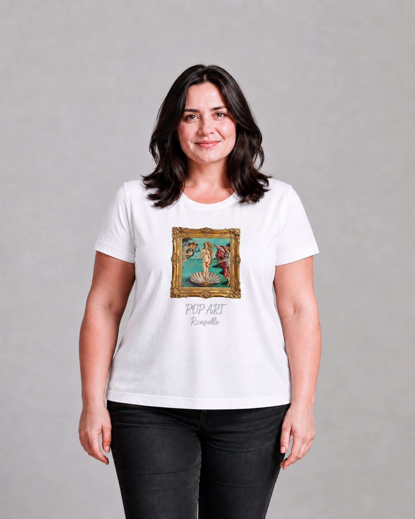 T-shirt Curvy Strass Popvenere