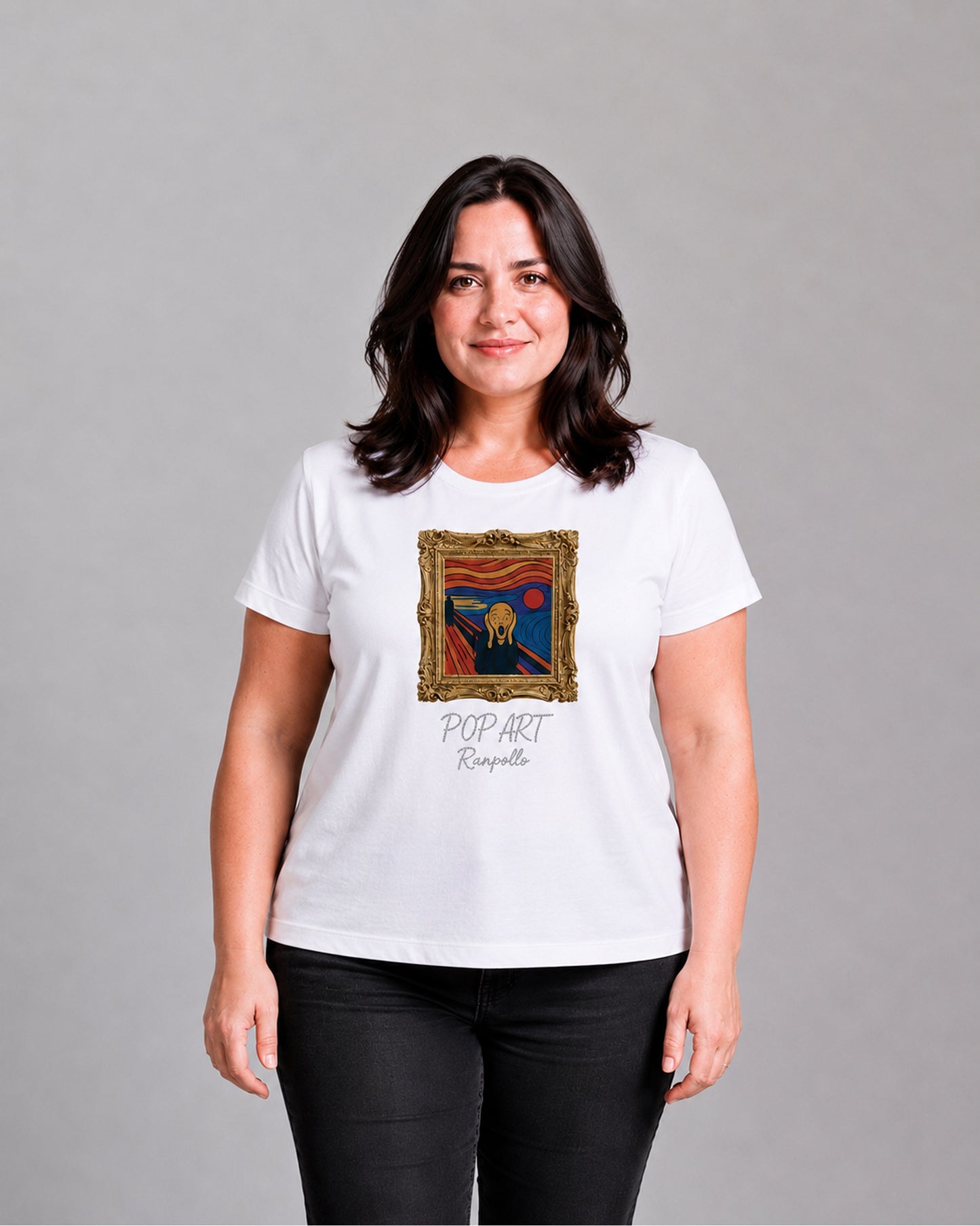 T-shirt Curvy Strass Popurlo